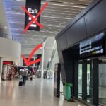 multistore car park Manchester airport t21 Exit toor from Manchester Airport Terminal 2 Arrivals to P3 car park